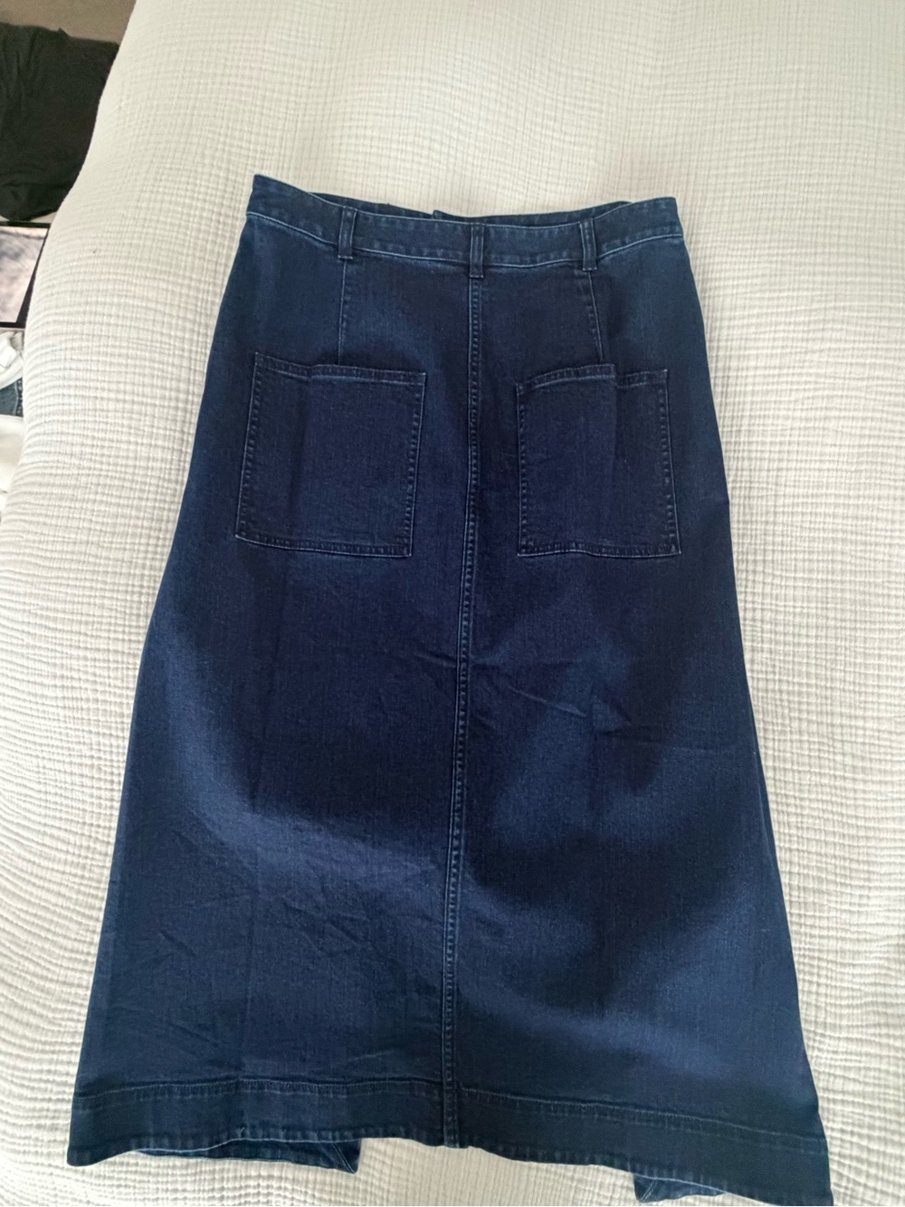 Tibi indigo denim wrap skirt - Picture 4 of 6